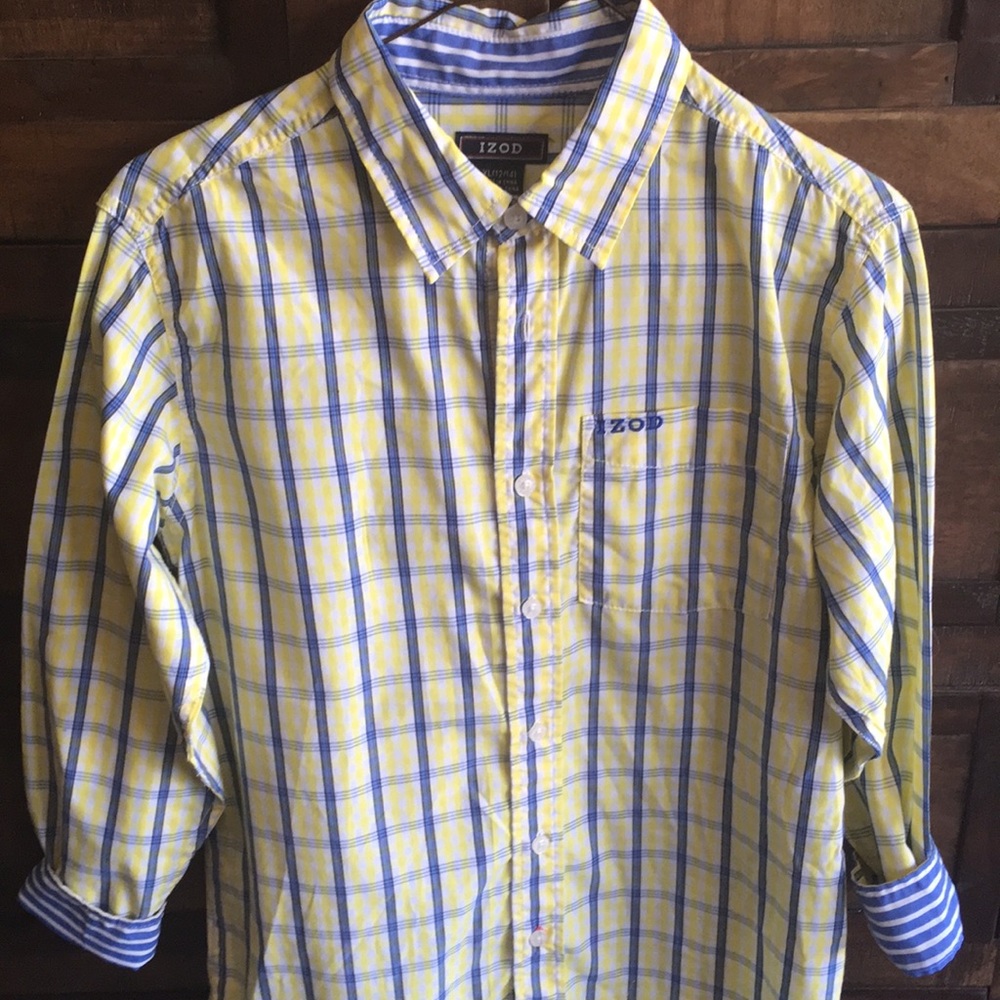 ❌SOLD❌IZOD boys long Sleeve Button Down